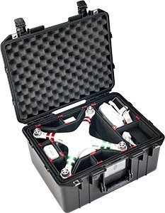 塘鹅美国原装派力肯安全箱pelican手提防护箱AIR1557超轻器材箱