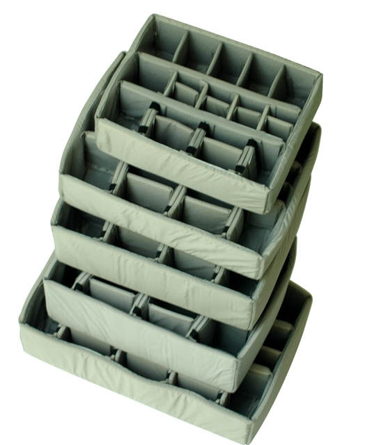 派力肯箱专用隔断加厚软格 pelicn隔层1510隔断1560 1610内胆1550