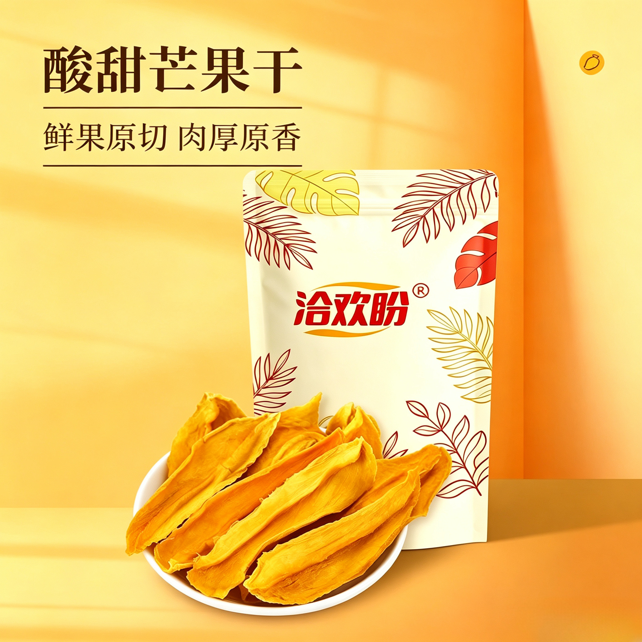 原味芒果干不加糖无添加自然酸甜孕妇儿童休闲办公室健康零食袋装