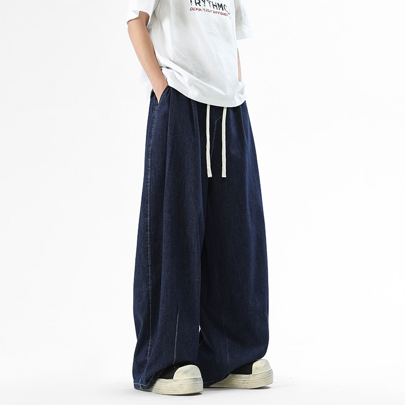 高街美式潮牌垂感做旧牛仔裤水炒盐水洗复古长裤A155-SS205-TP68,男装牛仔裤,电商A155-1