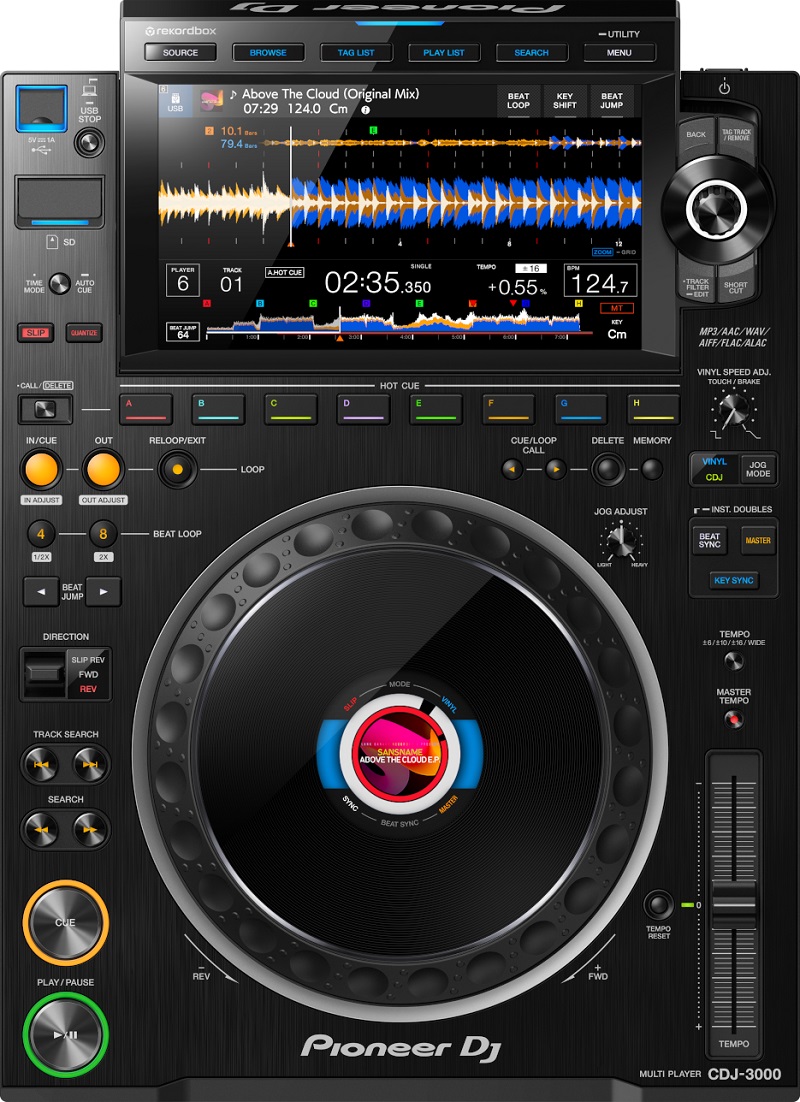 先锋新款Pioneer CDJ3000打碟机9英寸触摸屏支持U盘SD卡cdj3000 影音电器 打碟机 原图主图