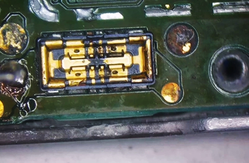 荣耀X50i电池座 主板上显示液晶充电座 排线上 电池座子