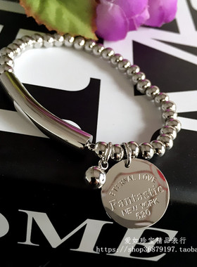 韩版时尚风钛钢饰品礼物情侣手链