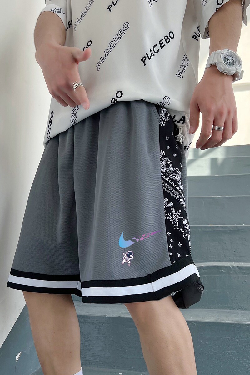 2024春夏休闲短裤男冰丝轻薄速干篮球裤宽松五分裤A155-K875-P25,男装休闲裤,电商A155