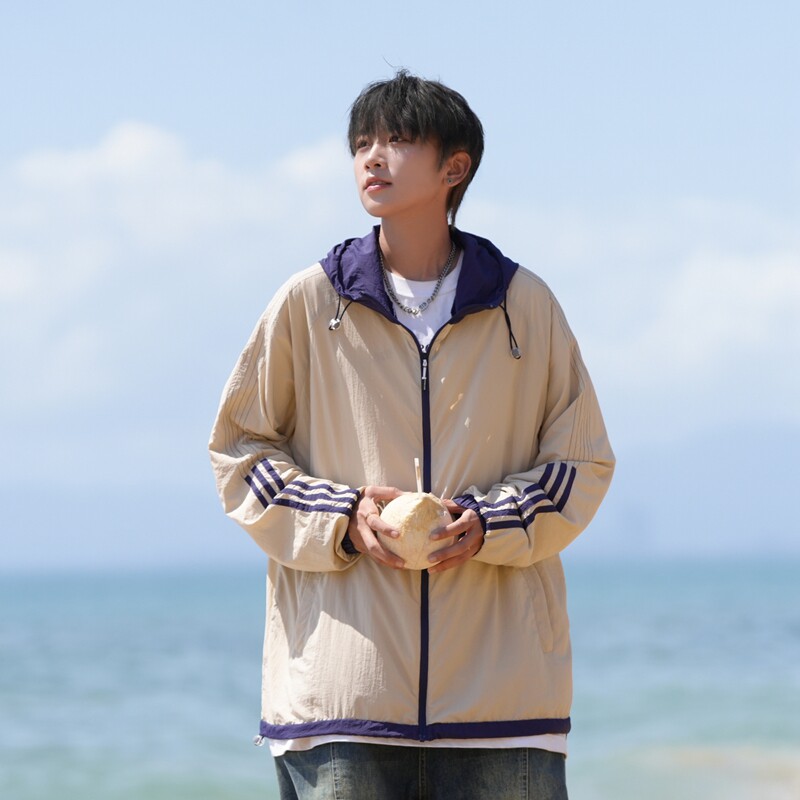 2024春夏冰感防晒衣男户外夹克情侣外套潮流休闲A155-MFS09-TP56,男装防晒衣,电商A155