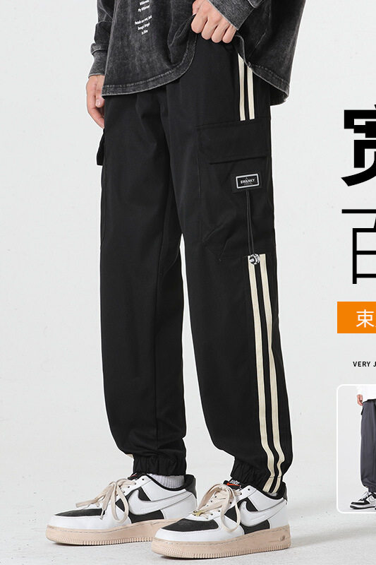 男士工装裤子潮青少年运动休闲裤宽松大码束脚裤A155-DDK19-TP47,男装休闲裤,电商A155