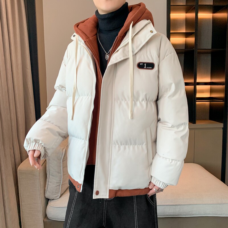 2024年冬季新款棉衣青年港风简约休闲棉服情侣外套A155-MM02-TP90,男装棉衣,电商A155