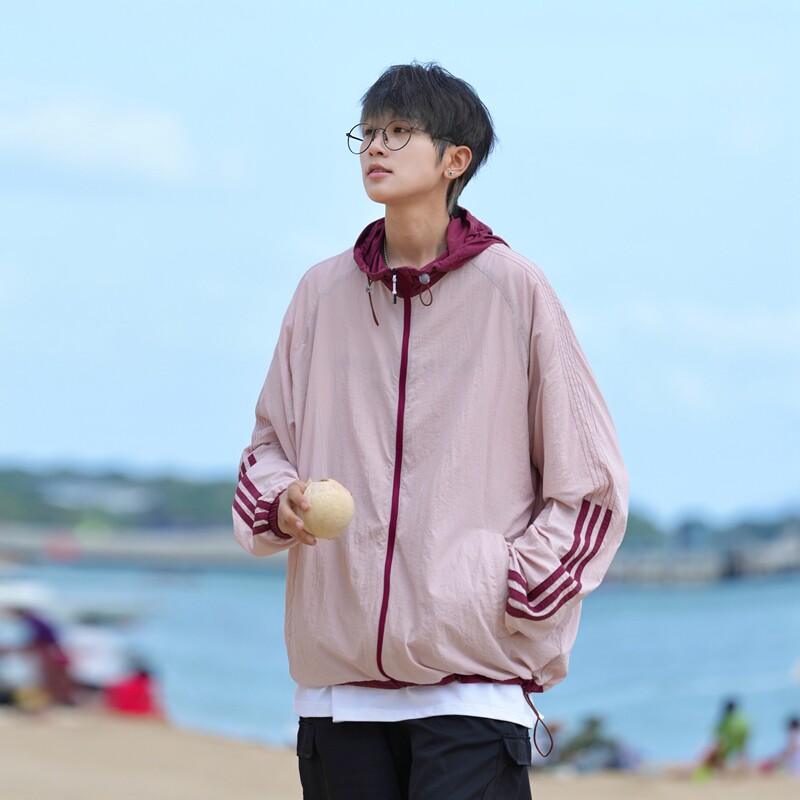 2024春夏冰感防晒衣男户外夹克情侣外套潮流休闲A155-MFS09-TP56,男装防晒衣,电商A155