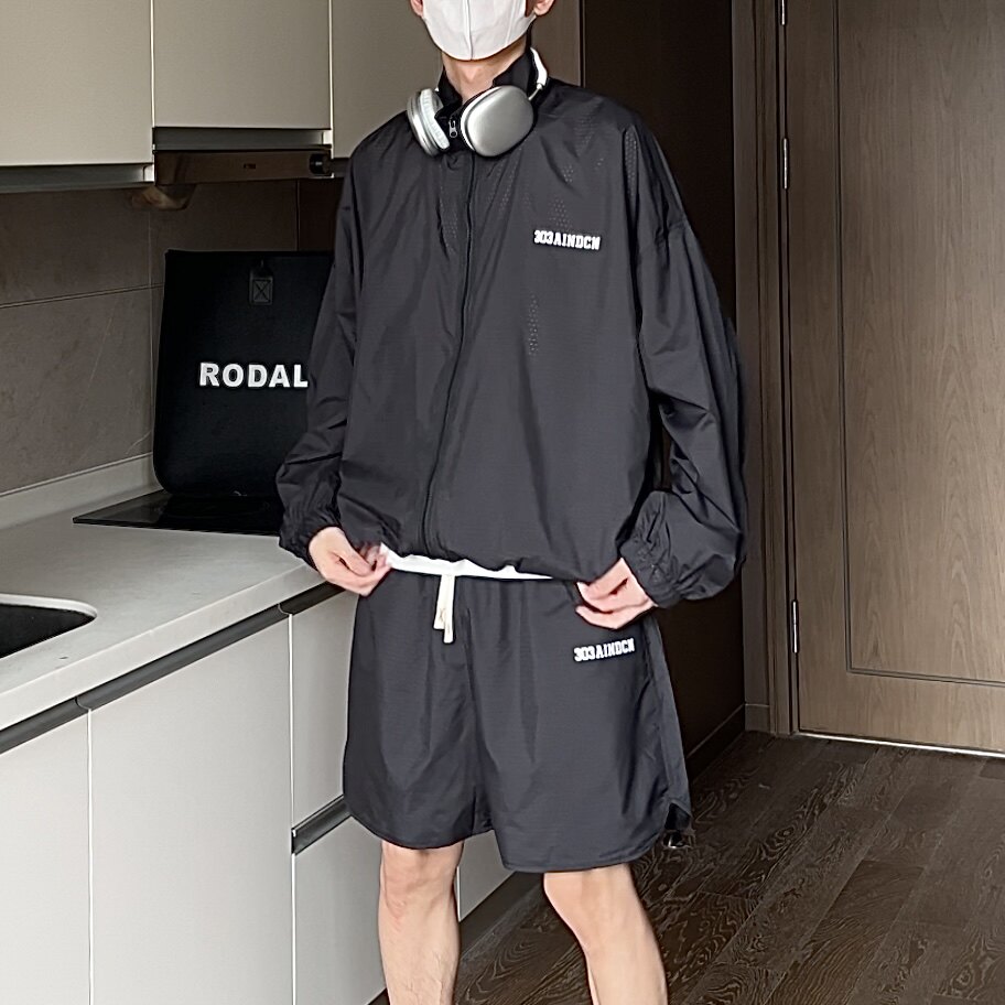 2024防晒衣男女同款情侣遮阳套装户外运动休闲夹克A155-FS01-TP80,男装防晒衣,电商A155