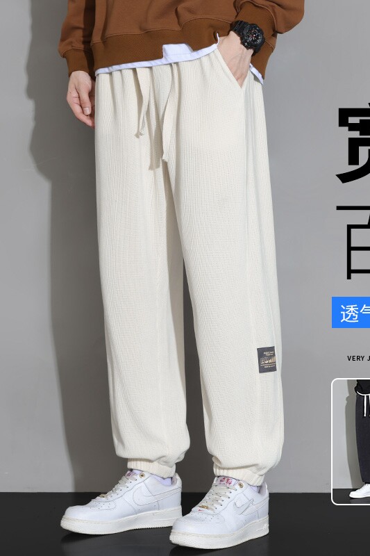 2024春季裤子男潮牌休闲裤宽松卫裤束脚运动长裤A155-DDK14-TP47,男装休闲裤,电商A155