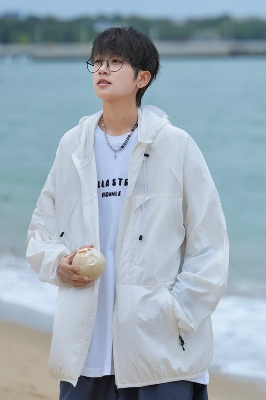 2024春夏冰感防晒衣男户外夹克情侣外套潮流休闲A155-MFS03-TP59,男装防晒衣,电商A155