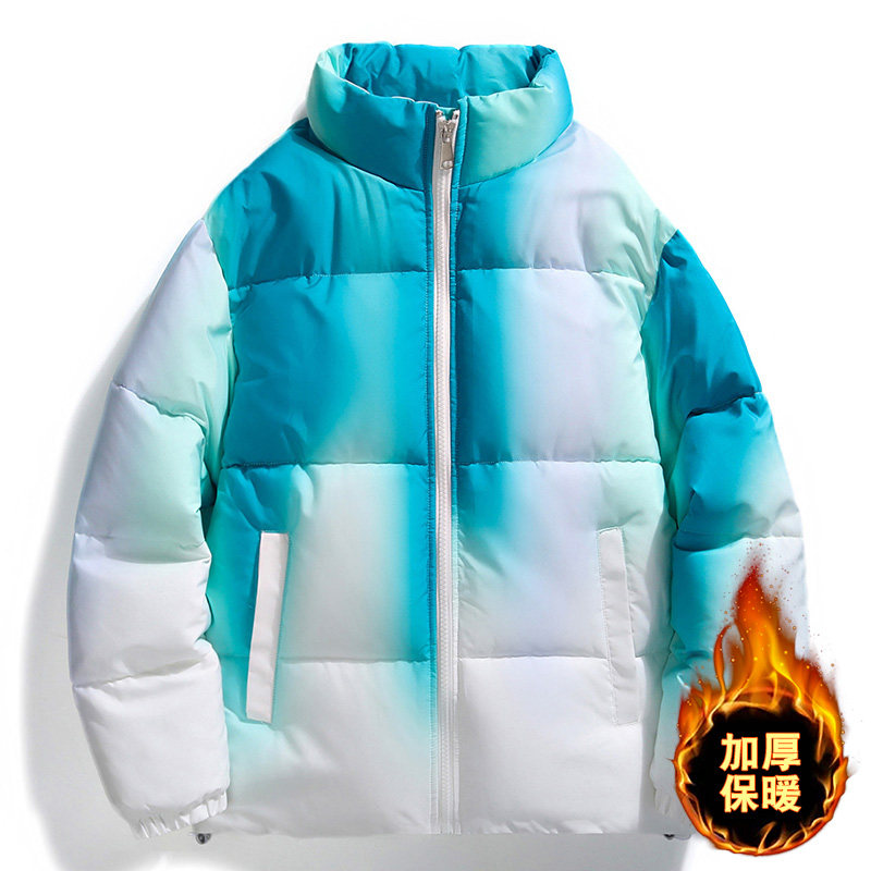 潮牌棉衣高品质外套棉衣扎染渐变色男女同款 A155-CEM01-TP78图片