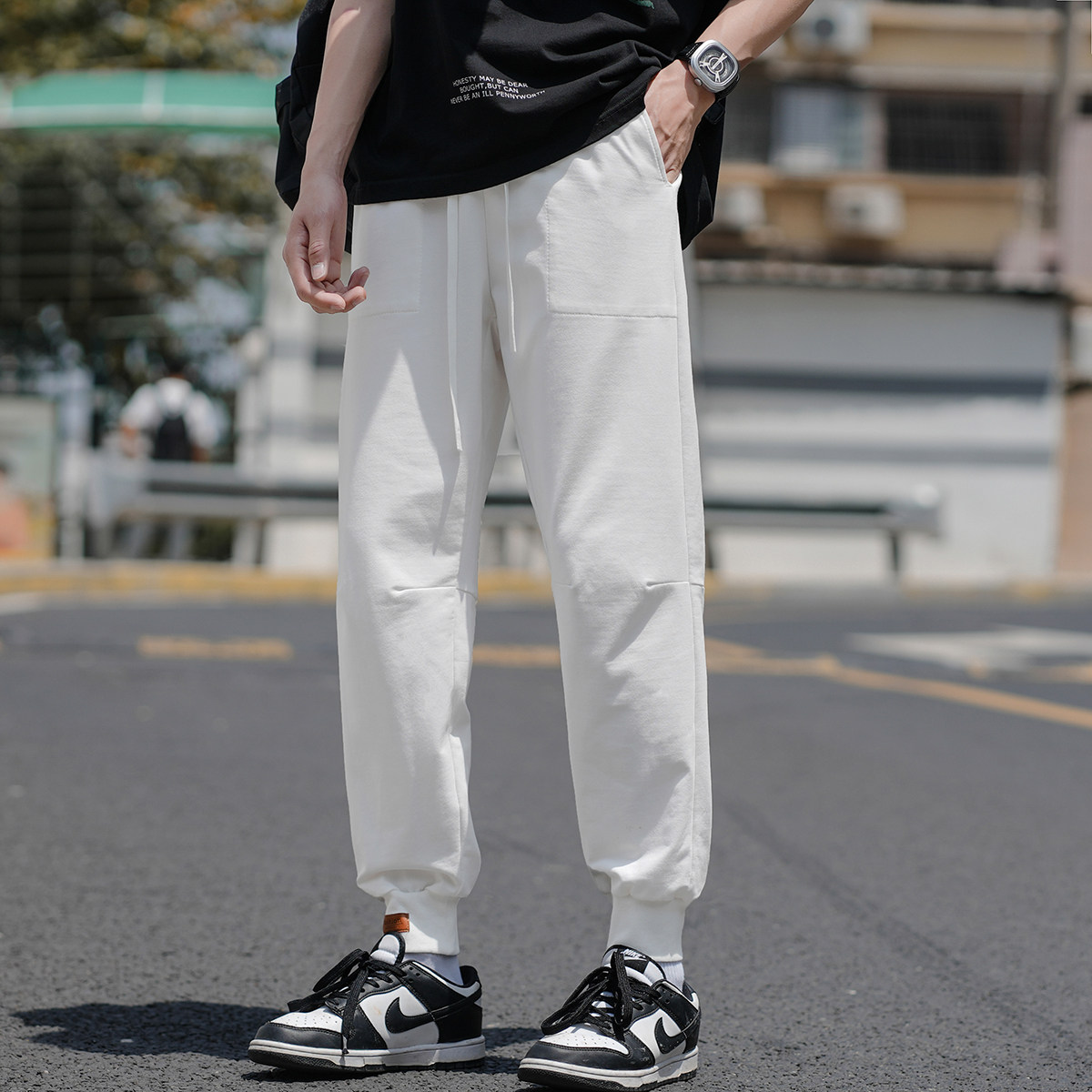 2024夏季新款男士长裤高街潮男透气轻便运动裤子A155-K23060-TP40图片