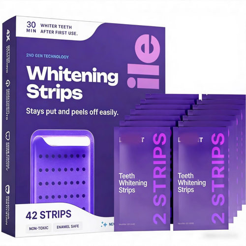 dr dent purple teeth whitening 牙贴 呵护牙釉质层牙贴