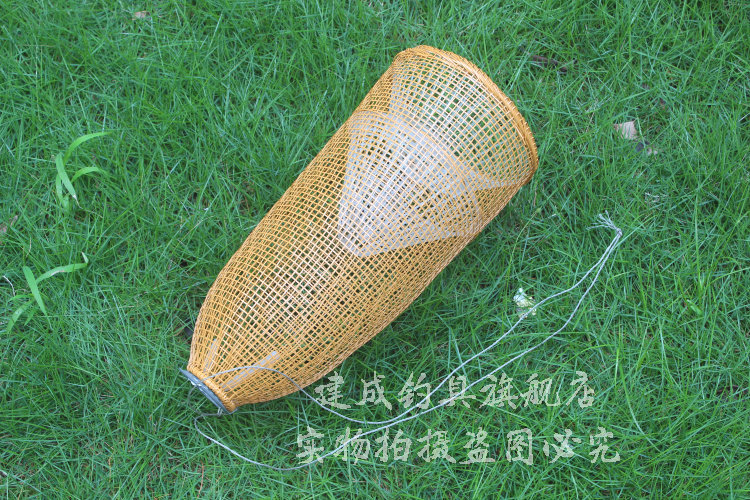 抓鱼漏斗织虾笼黄鳝笼泥鳅笼泥鳅笼螃蟹笼竹编虾篓捕虾笼鱼笼网