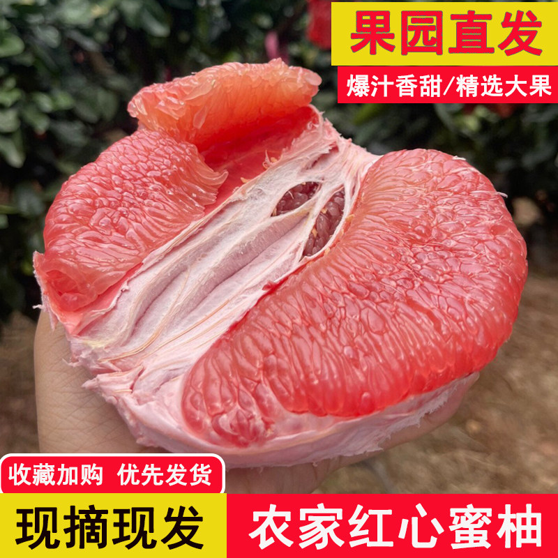 正宗红心蜜柚甜蜜多汁三红蜜柚子
