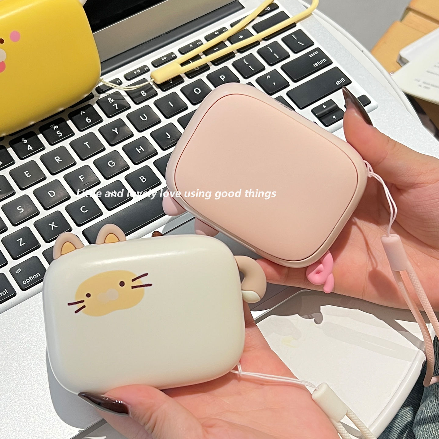 方块萌宠暖手宝充电款