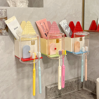 牙刷置物架壁挂式高颜值