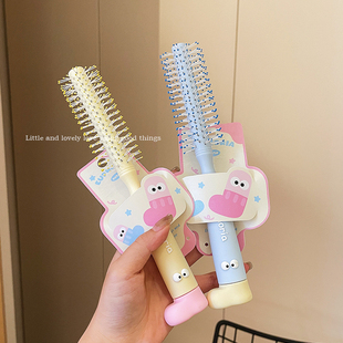 卷发梳可爱女士专用刘海儿滚梳内扣棒蓬松圆筒梳子学生宿舍按摩梳