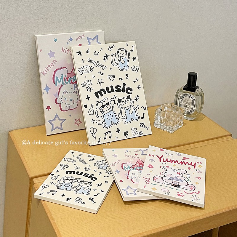 小镜子折叠翻盖式随身化妆镜台式桌面可立学生宿舍大号便携办公室