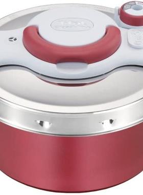 日本T-fal特福Tefal宝石红色高压锅IH压力锅电磁炉燃气通用烹调锅