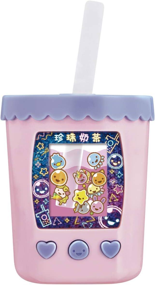 日本 万代BANDAI木薯珍珠奶茶饮料 电子游戏机 收集类电子宠物