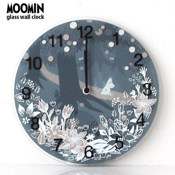 Moomintime夜晚在树林客厅挂钟