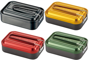 日本MESTINS户外饭盒合金便当盒 野外可直火加热大容量850/1000ml