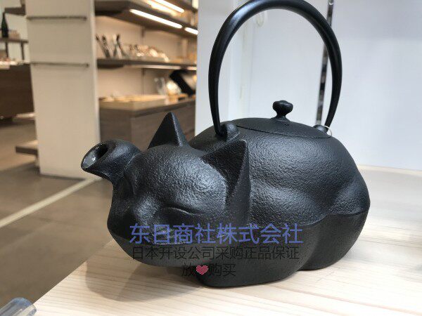 茶壶铁壶无涂层及源急须招财猫