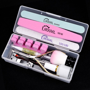 美甲工具修手指甲挫条专业去死皮剪软化剂开店家用磨砂条套装 全套