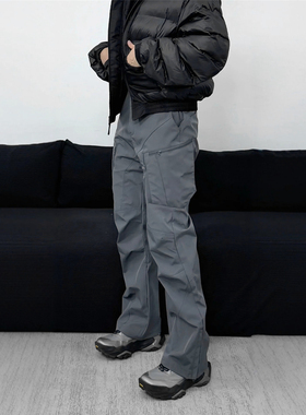 RBM 斥候户外多口袋立体硬壳三防冲锋裤硬汉挺阔侧拉链休闲直筒裤