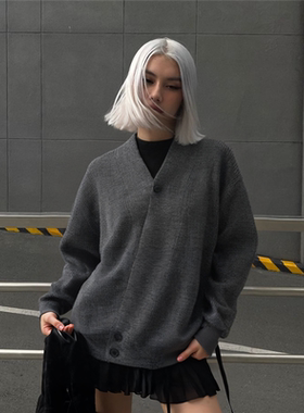 RULE BY ME 针织衫道袍毛衣秋季开衫老钱百搭松弛慵懒感上衣外套