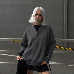 开衫 道袍毛衣秋季 老钱百搭松弛慵懒感上衣外套 针织衫 RULE