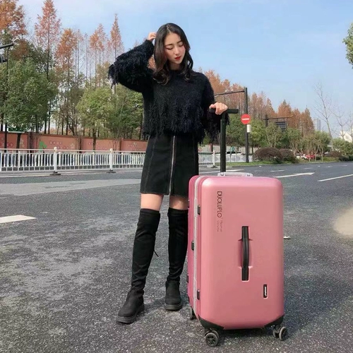 Вместительный и большой прочный универсальный чемодан подходит для мужчин и женщин, увеличенная толщина, 24 дюймов