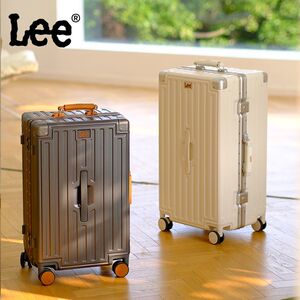 Lee2026新款铝框拉杆箱加厚行李箱女男24寸大容量密码旅行箱学生