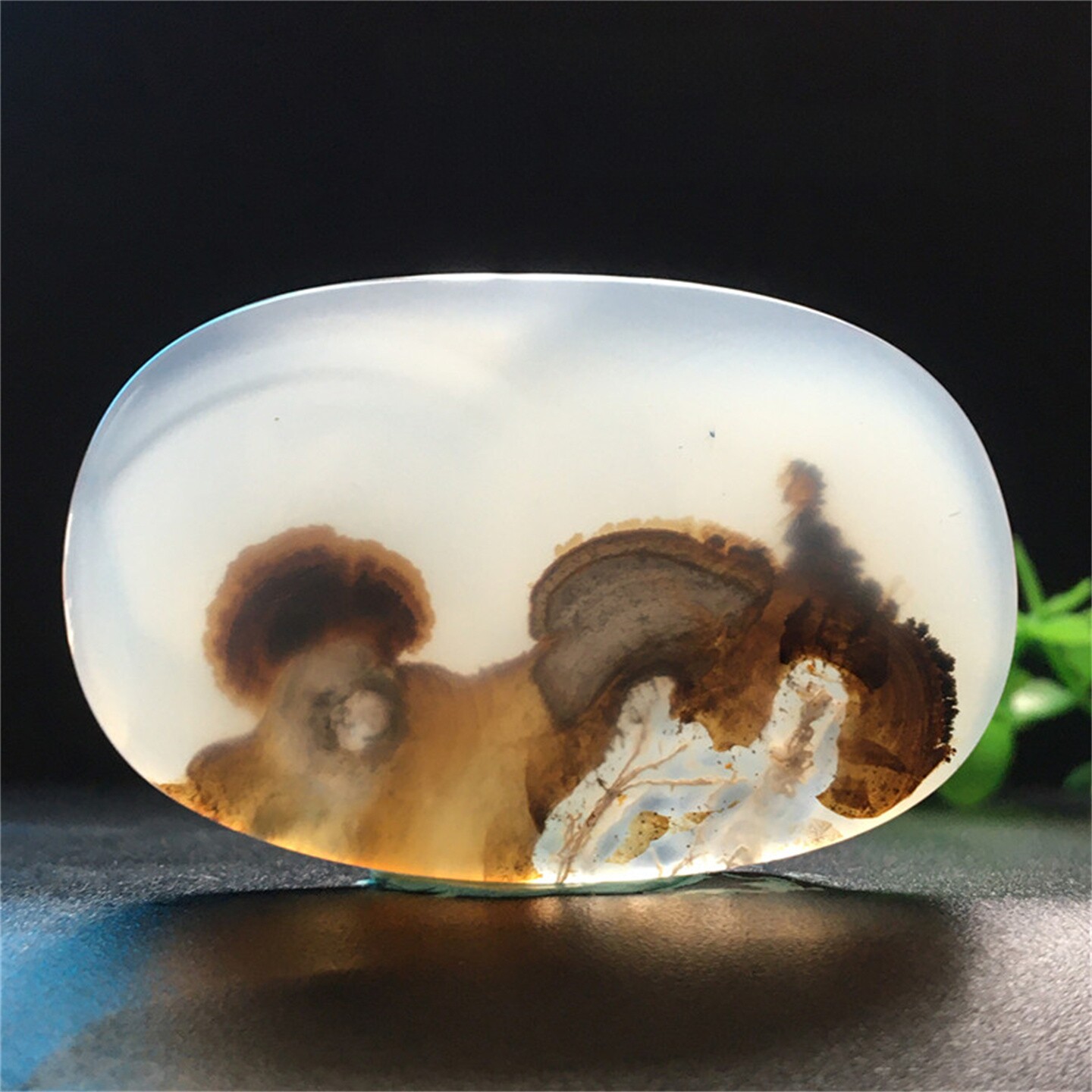 马料海洋玉髓吊坠方牌风景奇石草花玛瑙摆件一景一物精品像形d2