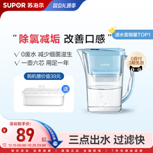 苏泊尔净水壶自来水过滤器家用非直饮厨房净水器滤水器滤水壶