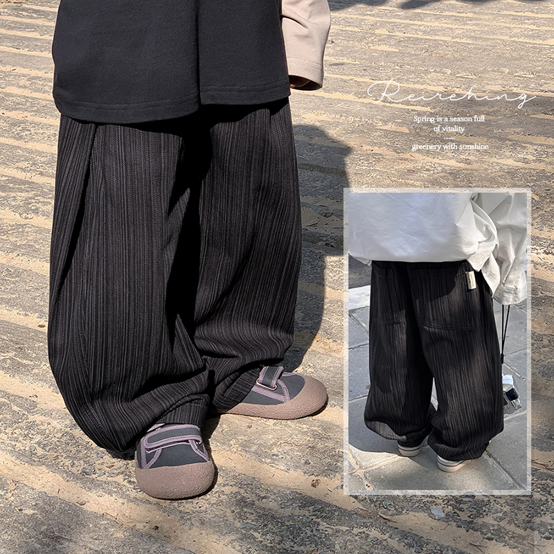 【条纹牛】源源家童装男童牛仔裤2025春秋新款儿童裤子男孩长裤潮