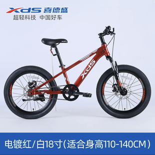 喜德盛冲锋号儿童18寸20寸碟刹铝合金车架学生单车青少年山地车