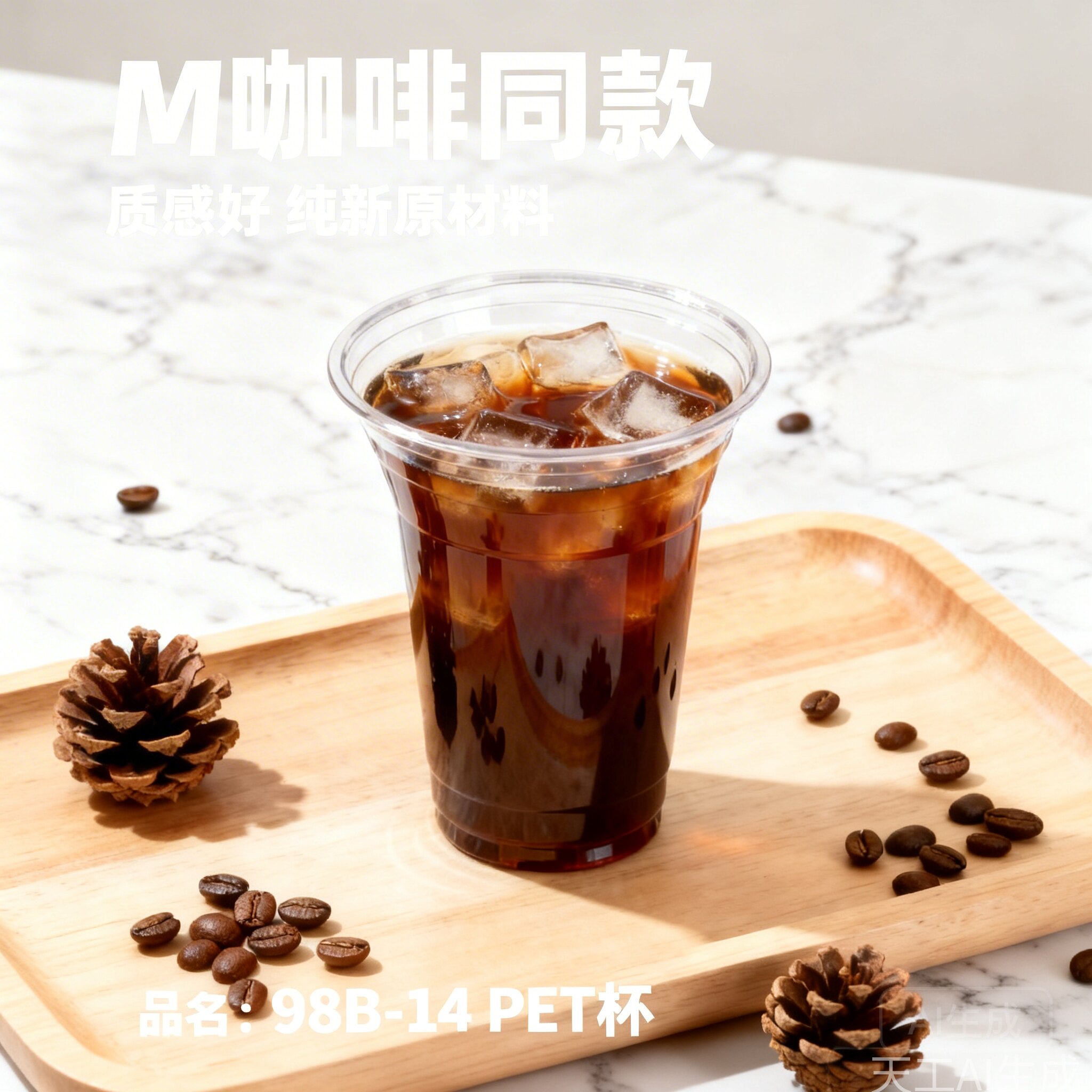 M咖98口e料杯一式ns奶茶