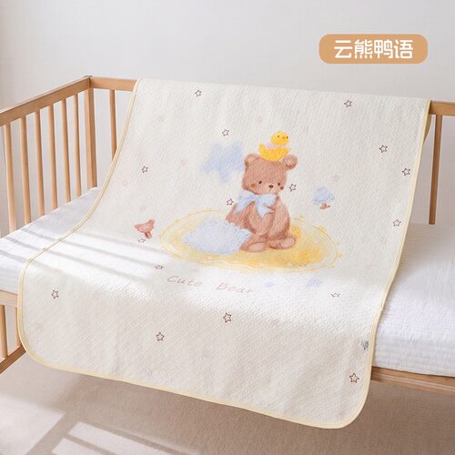 【80*100婴儿隔尿垫】纯棉新生儿可水洗透气大尺寸隔尿垫