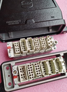 HARTING连接器09140083017公头网线HAN-MegaBit Module八芯网线孔