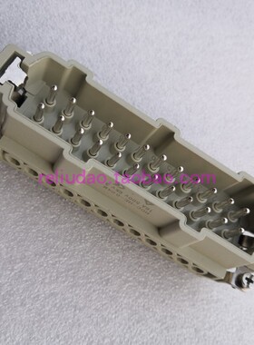 航空插头24芯 HE-024-M公芯HDC-HE-024M重载连接器16A/500V厂家供