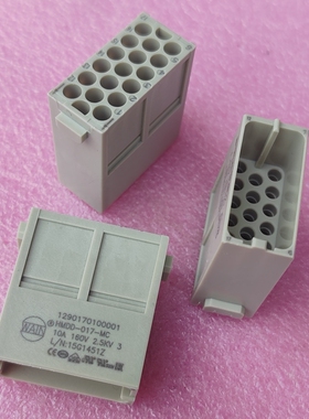 WAIN连接器HMDD-017-MC公母芯HMDD-017-FC冷压型1290170100001