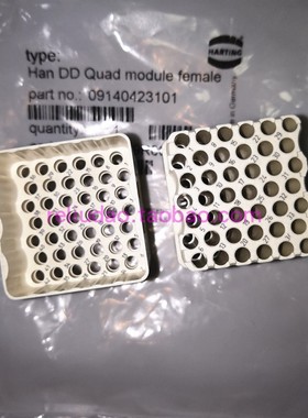 HARTING连接器09140423101母芯HAN-42DD-Quad-F模块芯10A150V浩亭