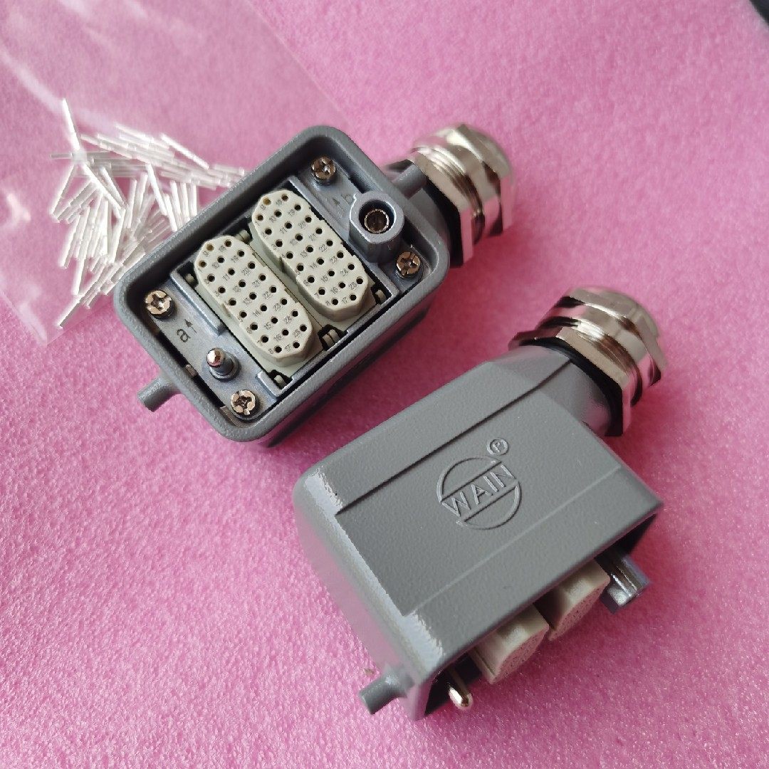 WAIN连接器HMDS-025-FC组合50针5A通信号唯恩原装全新HF6B-NLA3