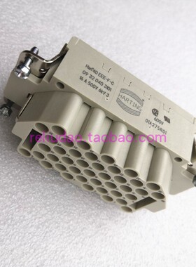 HARTING连接器09320403101母芯HAN-40EEE-F-C冷压16A/500V浩亭