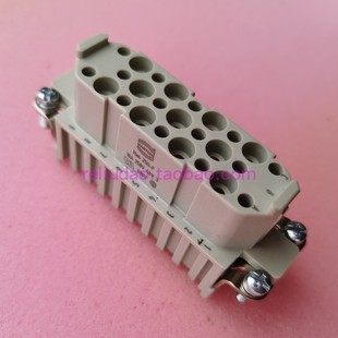 C原装 HARTING连接器09210253101母芯25芯HAN C冷压STI 现货 25D