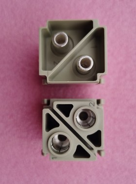 WAIN连接器H2MK-002.2-F母芯H2MK-002.2-M公芯100A两芯35MM唯恩