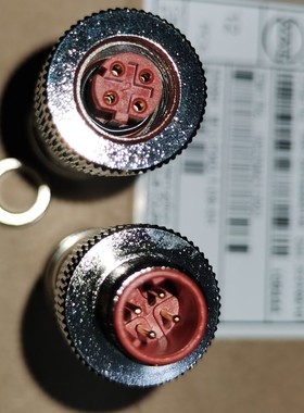 WAIN圆形连接器M12-F04D-T-D8-SH母芯M12-M04D-T-D8-SH公芯唯恩